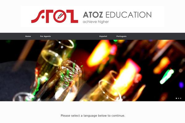 Vantage theme site design template sample