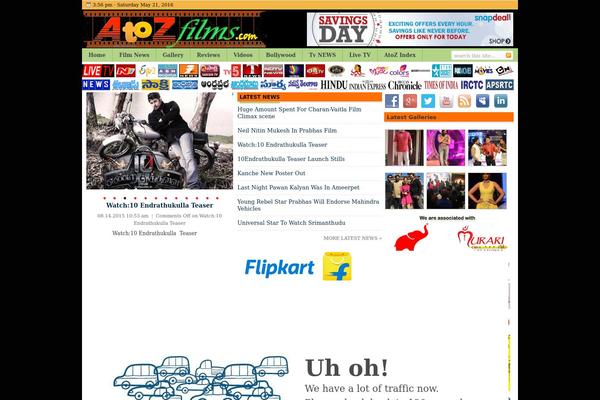 Site using A-to-z-listing-by-alphabet plugin