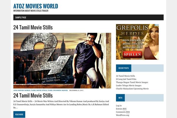 MH Newsdesk lite theme site design template sample