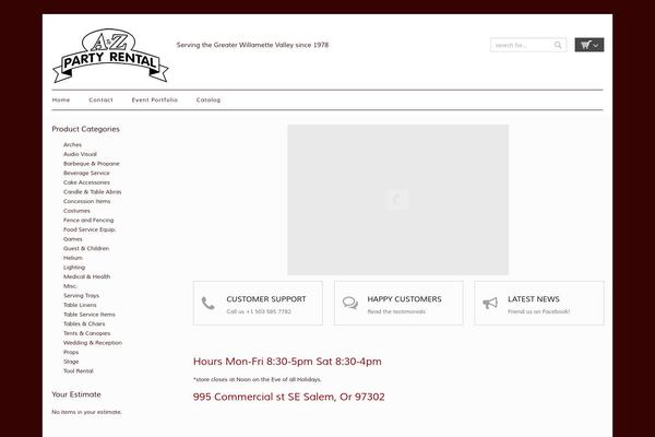 Cheope theme site design template sample