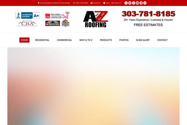The7 theme site design template sample
