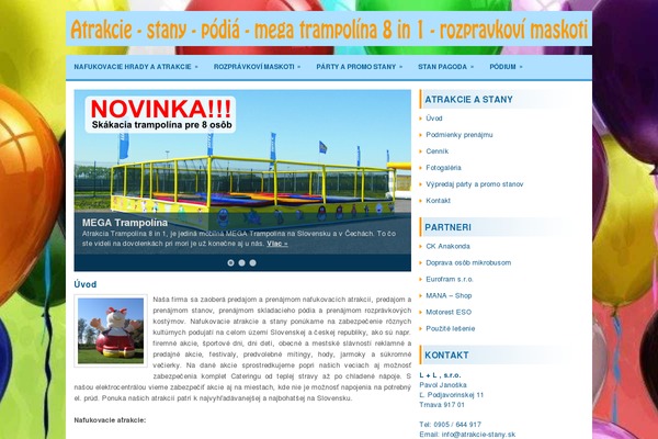 Fresh theme site design template sample