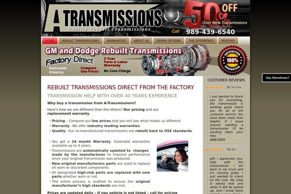 At theme site design template sample
