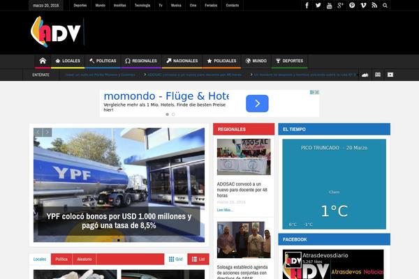 atrasdevos.com site used Multinews2