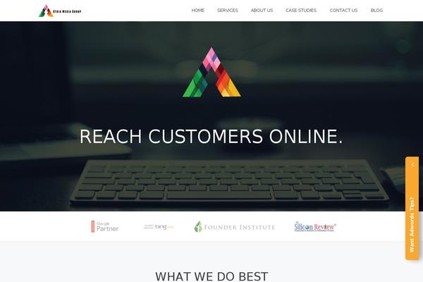 Site using Parallax-one-plus plugin