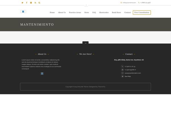 Thelaw theme site design template sample