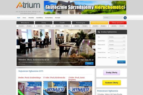 Locality theme site design template sample