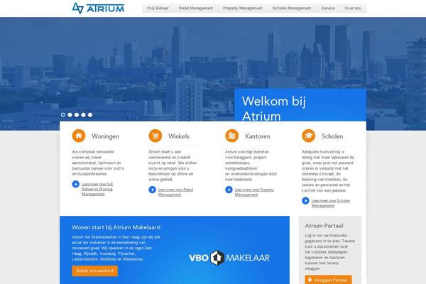 Atrium theme site design template sample