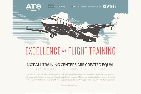 Ats theme site design template sample