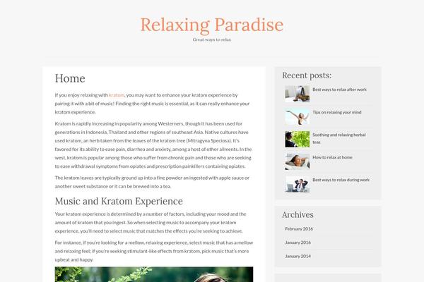Sunset-theme theme site design template sample