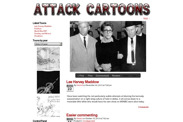 Site using Comic Easel plugin