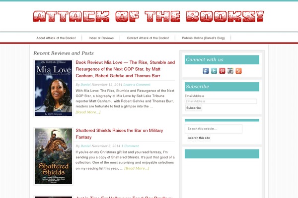 Site using Book Review plugin