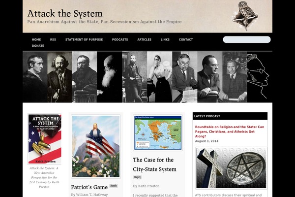 Broadsheet theme site design template sample