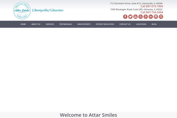 attarsmiles.com site used Attardental-child