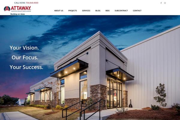 TheBuilt theme site design template sample
