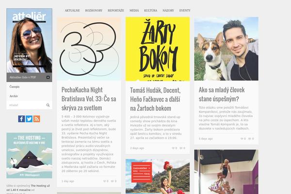 Spaces theme site design template sample
