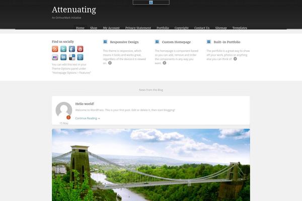 Scrollider theme site design template sample