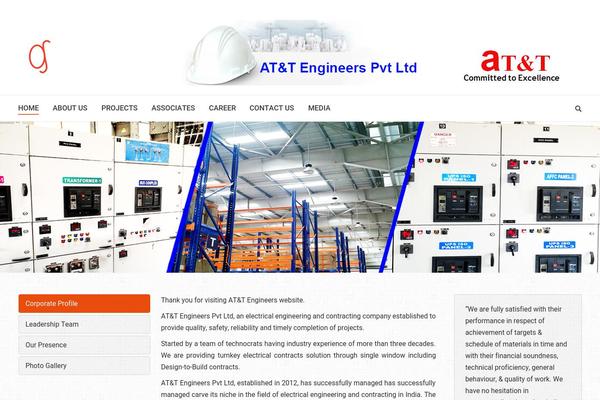 Site using The Social Links plugin