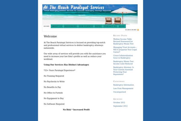 Thesis 1.8.5 theme site design template sample