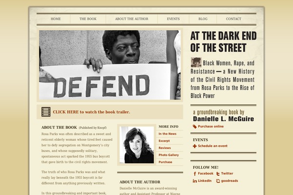 atthedarkendofthestreet.com site used Book-theme