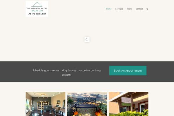 Total theme site design template sample