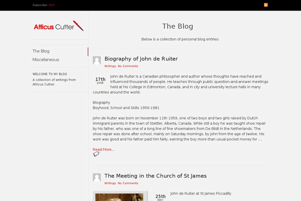 atticuscutter.com site used Shapeshifter-2