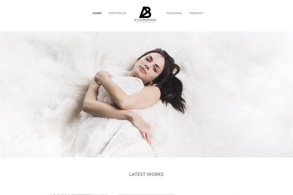 Vega theme site design template sample