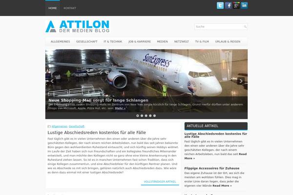 Hitnews theme site design template sample
