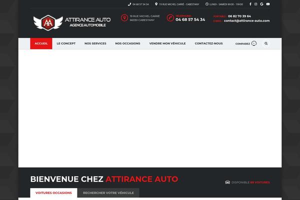 Motors theme site design template sample