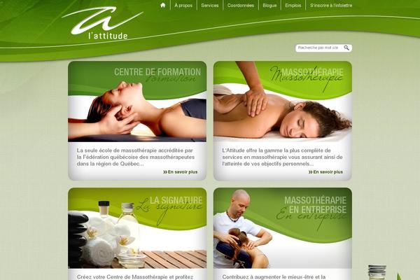 Attitude theme site design template sample