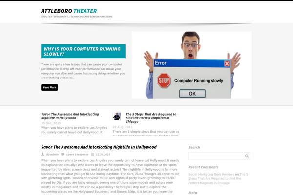 attleborotheater.org site used Artemismag