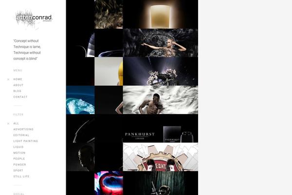 Omm theme site design template sample