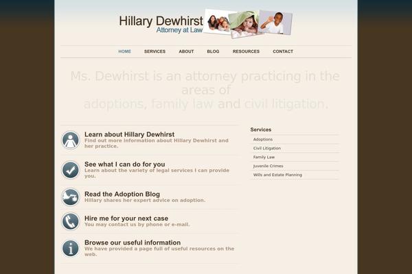 Minimal theme site design template sample