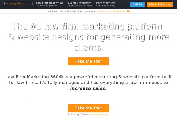 Marketing360-vertical theme site design template sample