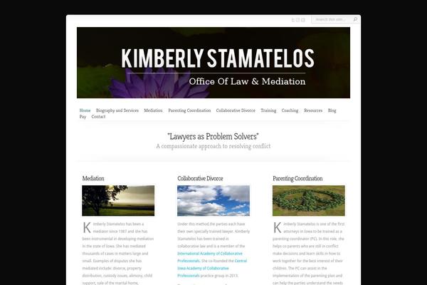 Chameleon theme site design template sample