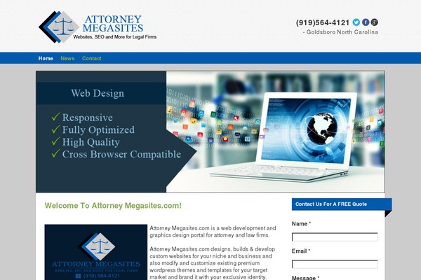 Site using Testimonials Widget plugin