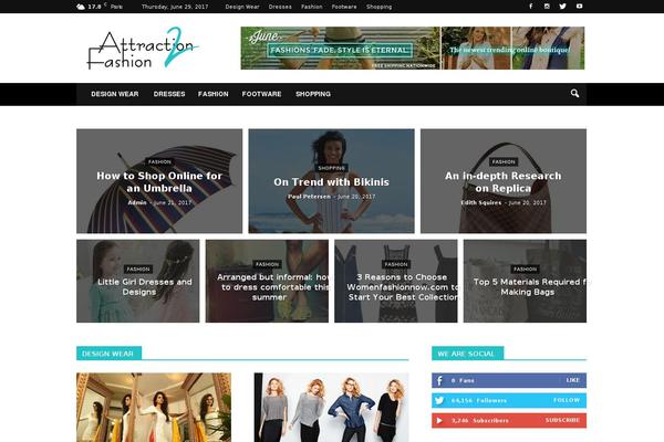 Newspaper theme site design template sample