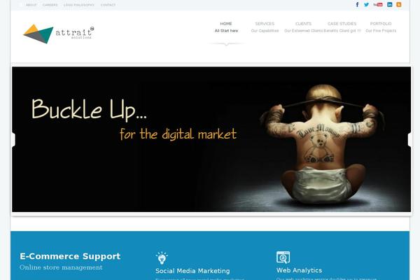 Site using Links With Icons Widget plugin