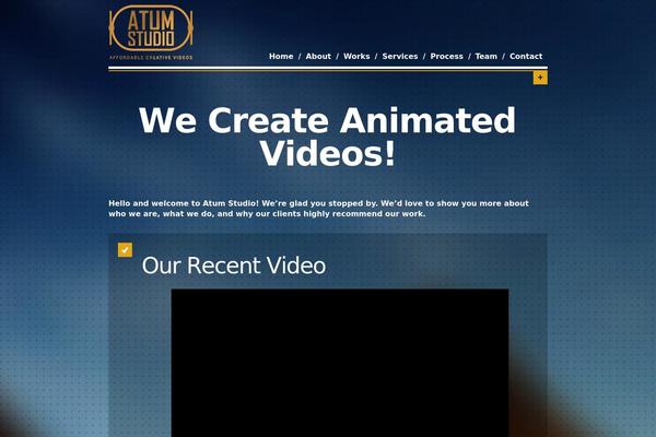 Brick theme site design template sample