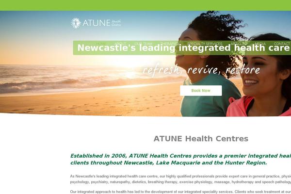 atune.com.au site used Avada Child