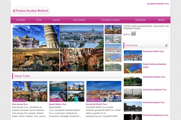 aturizm.com.tr site used Yaren V2