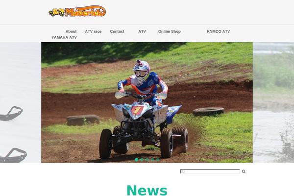 Maverick theme site design template sample