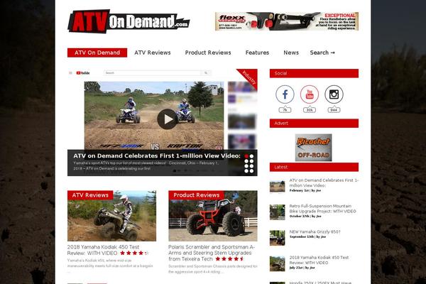 Gonzo theme site design template sample