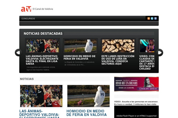 Bold News theme site design template sample