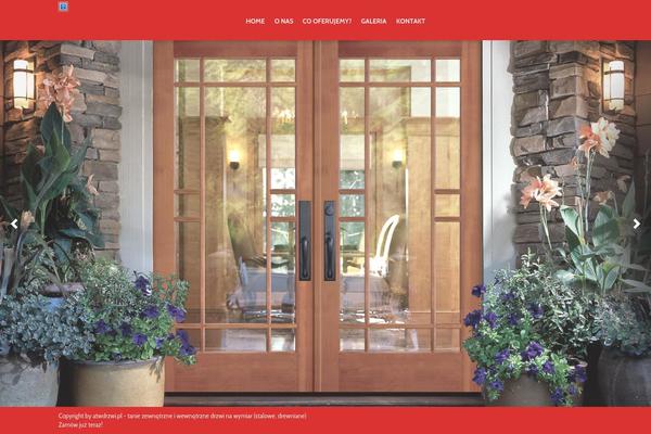 Adament theme site design template sample