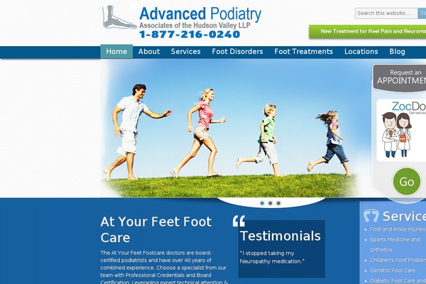 atyourfeetfootcare.com site used Ayffc