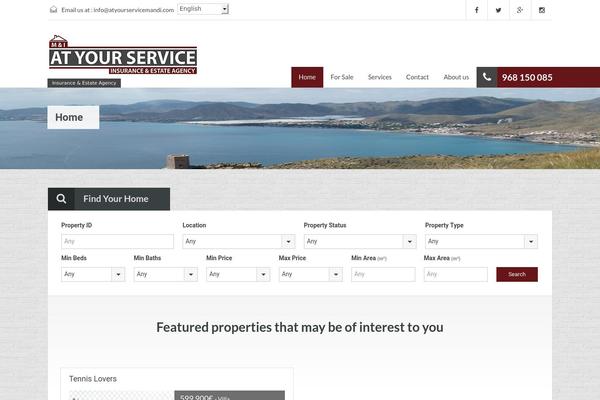 Realhomes Theme theme site design template sample