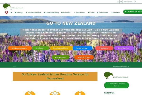 Site using Ultimate Addons for SiteOrigin plugin