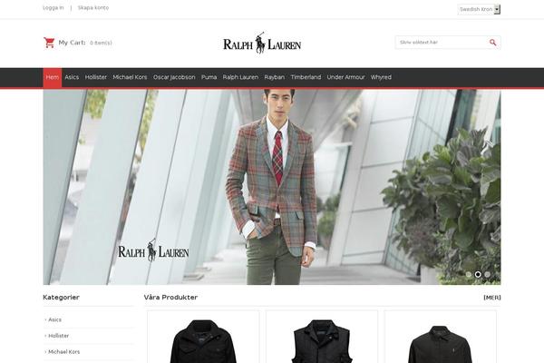 Restaurateur theme site design template sample