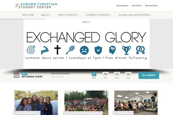NativeChurch theme site design template sample